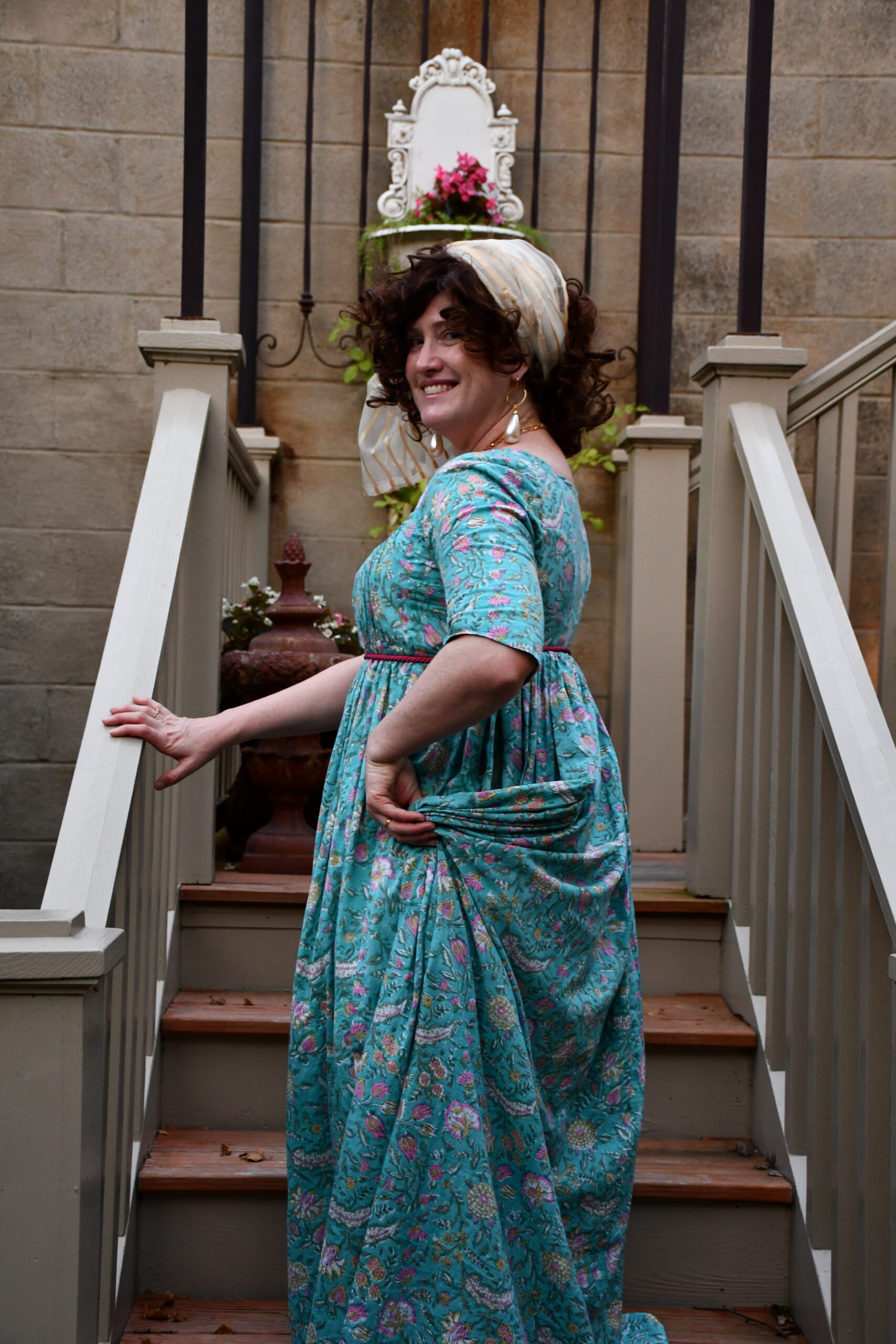 A Pair of Printed 1790s Round Gowns: Doing it Properly this Time!