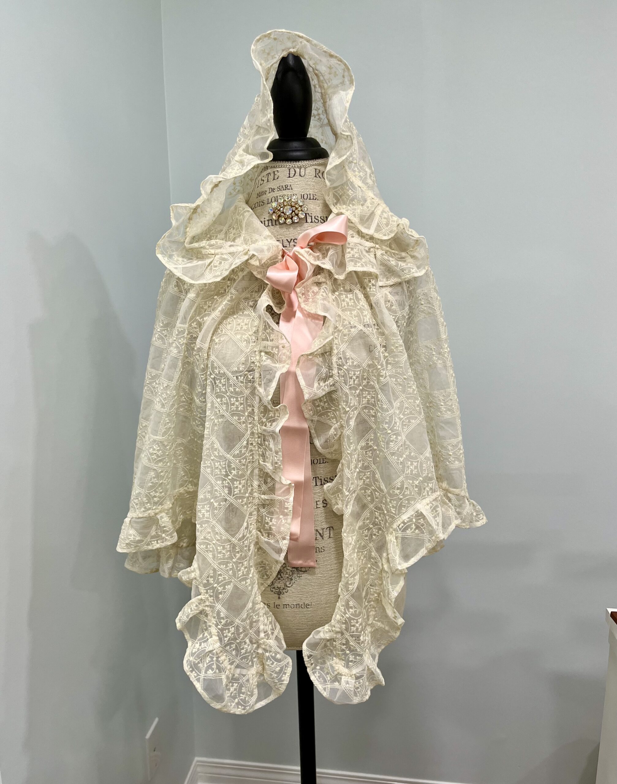 A Blonde Silk Gauze Mantelet