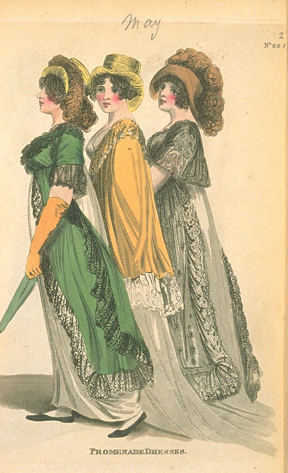 fashion plate from The fashions of London and Paris