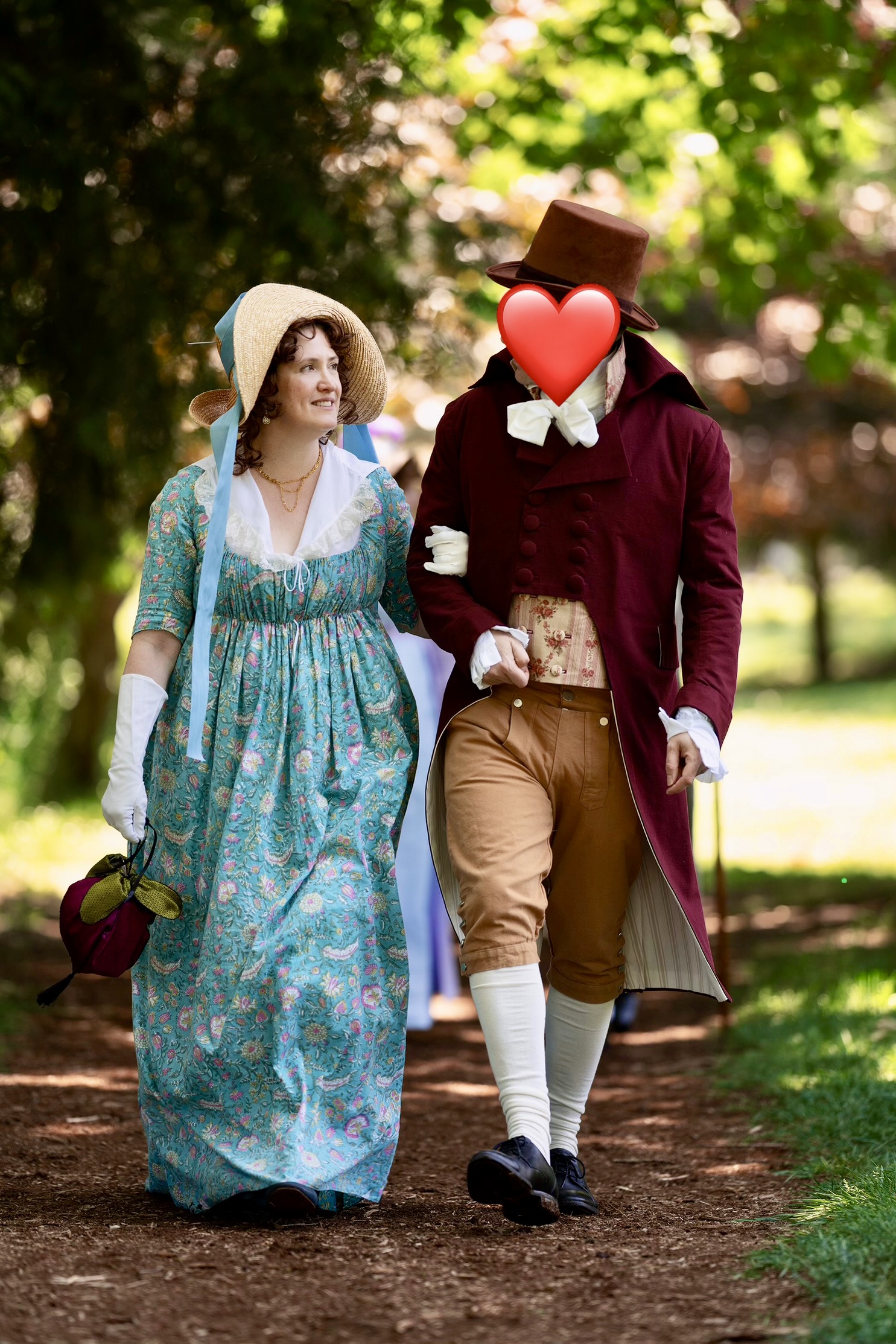 High-Crowned Regency Straw Hat