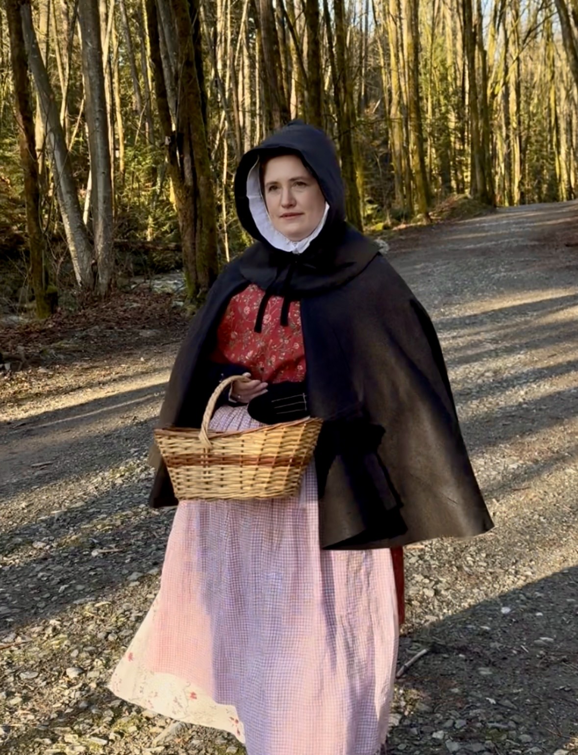 Keeping My Ears Warm in Winter – an 18th Century Velvet Hood